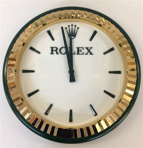 oem rolex wall clock|real rolex wall clock.